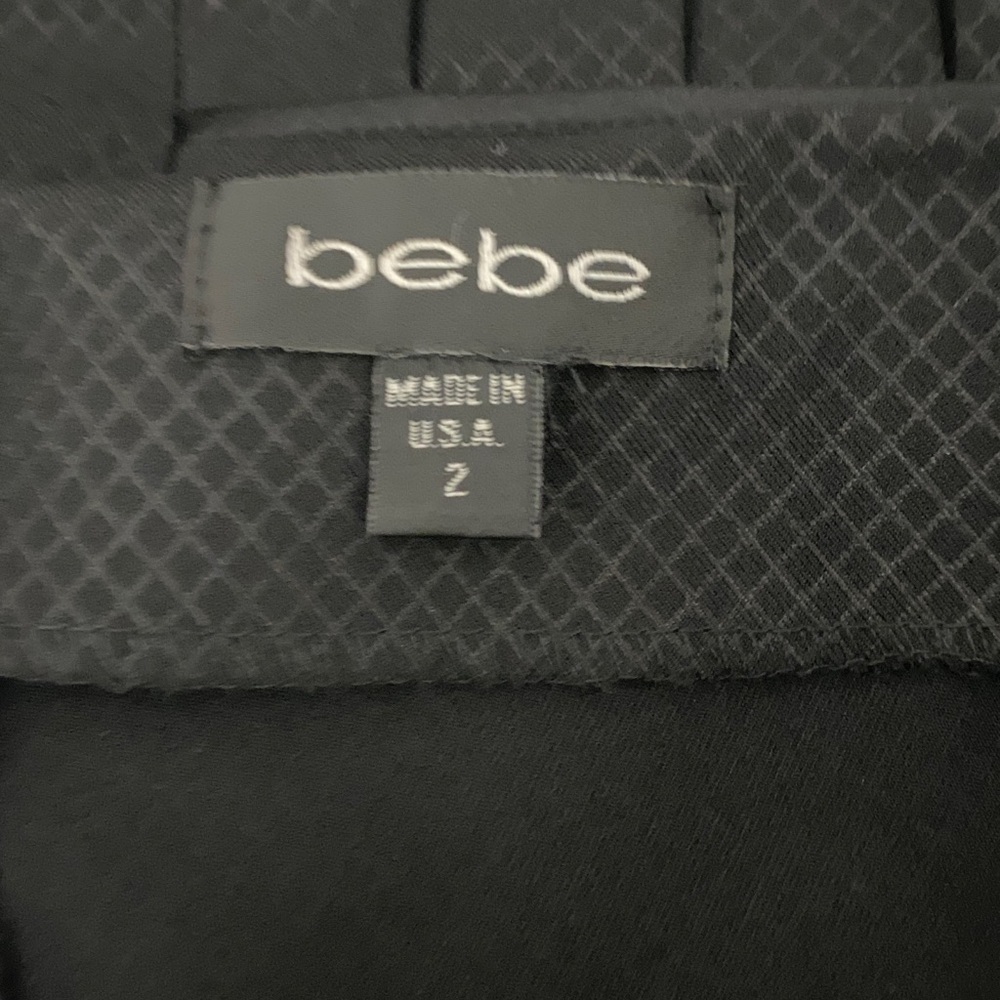 Bebe Vintage Black Pleated Skirt! - Picture 9 of 11